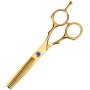 Foarfeca de coafor pentru Filat Aurie de 6,0 uz Profesional Cod 01340